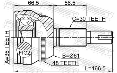 Joint Kit, drive shaft 0110-GSX30A48