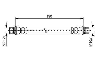 Brake Hose 1 987 481 A13