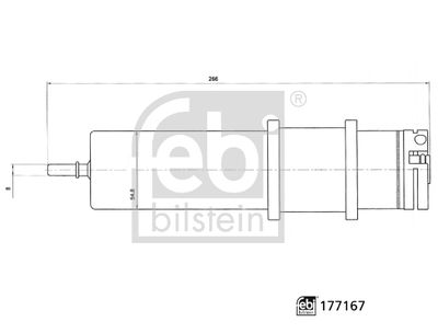 FILTRU COMBUSTIBIL FEBI BILSTEIN 177167 2