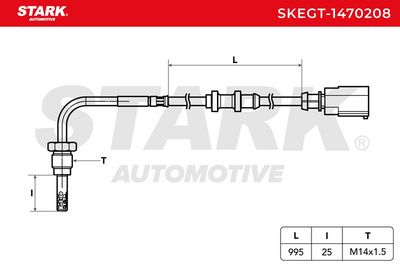 датчик, температура на изгорелите газове STARK SKEGT-1470208