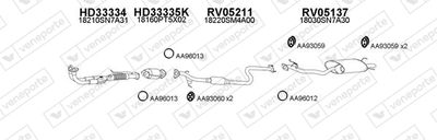 ABGASANLAGE VENEPORTE 330003
