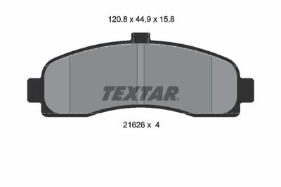 Brake Pad Set, disc brake 2162601