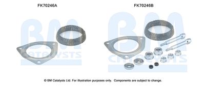 Монтажен комплект, изпускателна тръба BM Catalysts FK70246