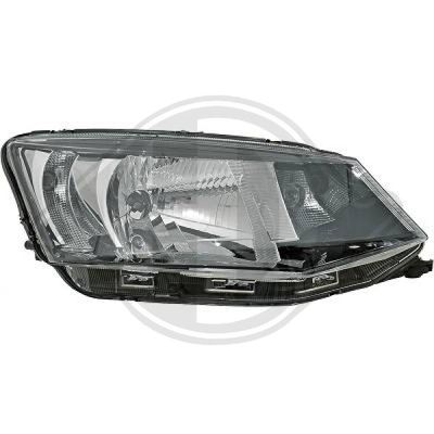 DIEDERICHS 7807080 Основная фара  для SKODA FABIA (Шкода Фабиа)