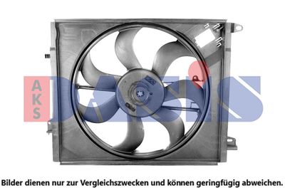 Вентилятор, охлаждение двигателя AKS DASIS 188117N для RENAULT GRAND SCENIC