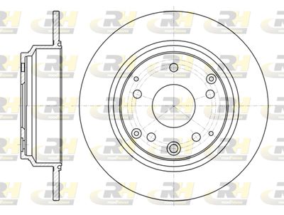 Тормозной диск ROADHOUSE 61090.00 для HONDA (GAC) ODYSSEY