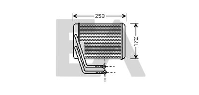 EACLIMA 45C28016 Радиатор печки  для HYUNDAI XG (Хендай Xг)