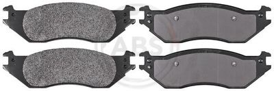 Zestaw klocków hamulcowych, hamulce tarczowe A.B.S. 38443