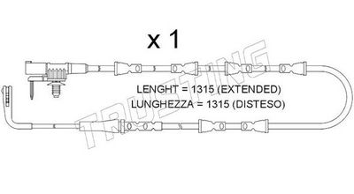 SENZOR DE AVERTIZARE UZURA PLACUTE DE FRANA