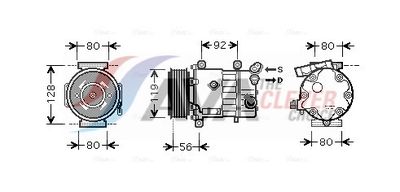 COMPRESOR CLIMATIZARE AVA Clever Choice CNAK255