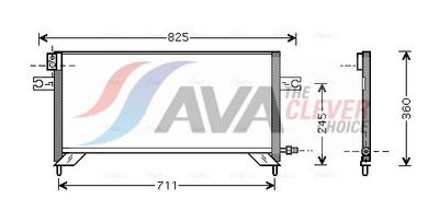 кондензатор, климатизация AVA Clever Choice DN5204