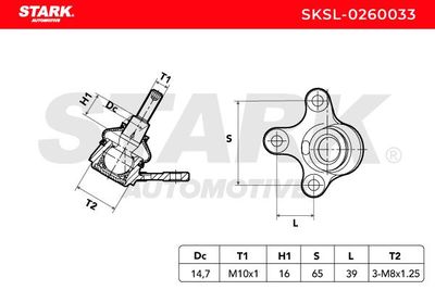 Шарнири STARK SKSL-0260033