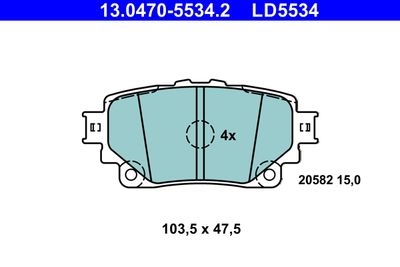 SET PLACUTE FRANA FRANA DISC ATE 13047055342