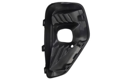 Voorbumper afdekking Voor Links (VS-versie, met mistlampgaten, zwart) past: FORD KUGA III 01.24-