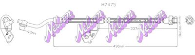KAWE H7475 Тормозной шланг  для HYUNDAI ix35 (Хендай Иx35)
