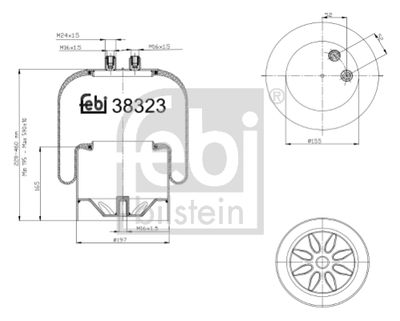 FEBI BILSTEIN Federbalg, Luftfederung