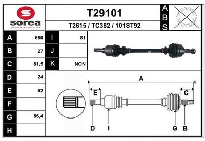 ANTRIEBSWELLE EAI T29101