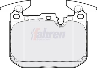 Fahren Brake Pad Set, disc brake FBP3723