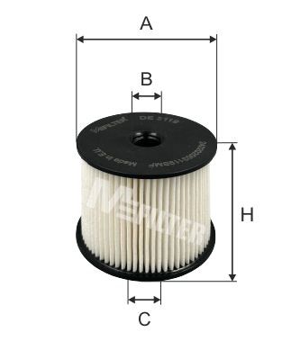 Polttoainesuodatin M-FILTER DE 3119