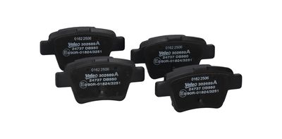 BREMSBELAGSATZ SCHEIBENBREMSE VALEO 302689A 25