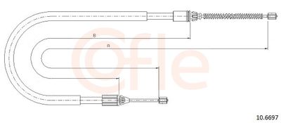 CABLU FRANA DE PARCARE