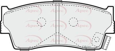 Brake Pad Set APEC PAD1086