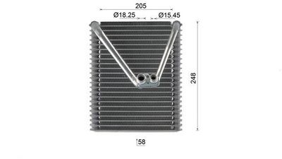 EVAPORATOR AER CONDITIONAT MAHLE AE213000S 9