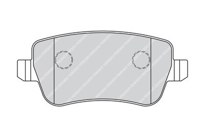 Brake Pad Set, disc brake FDB1798