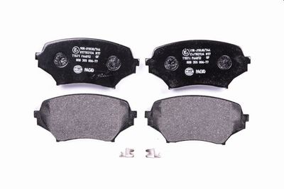 Комплект тормозных колодок, дисковый тормоз HELLA 8DB 355 006-771 для MAZDA MX-5