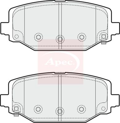 APEC Brake Pad Set, disc brake PAD1879