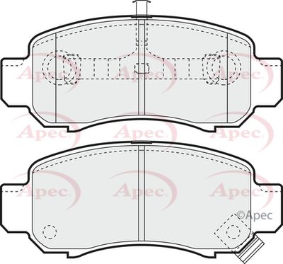 Brake Pad Set APEC PAD1280