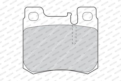 BREMSBELAGSATZ SCHEIBENBREMSE FERODO FDB693 1