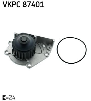 Water Pump, engine cooling VKPC 87401