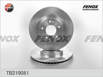 FENOX TB219081 Тормозные диски  для HYUNDAI TRAJET (Хендай Тражет)