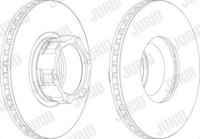BREMSSCHEIBE JURID 567762J