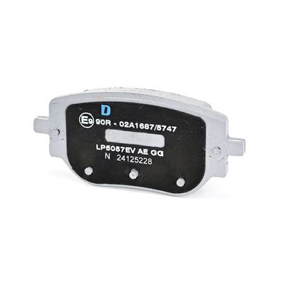 BREMSBELAGSATZ SCHEIBENBREMSE DELPHI LP5057EV 4