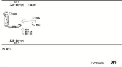 SISTEM DE ESAPAMENT WALKER FOK053397