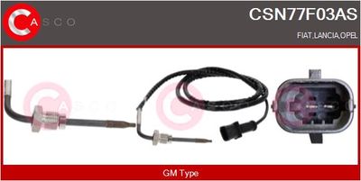 SENZOR TEMPERATURA GAZE EVACUARE