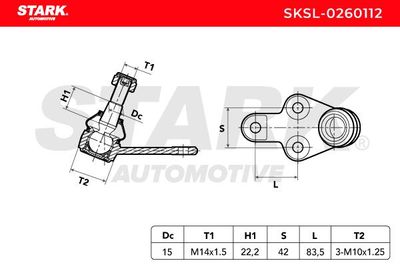 Шарнири STARK SKSL-0260112