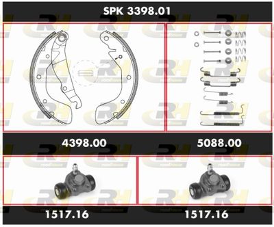 Bremsensatz, Trommelbremse