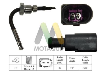 SENZOR TEMPERATURA GAZE EVACUARE