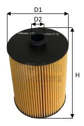 Масляный фильтр CLEAN FILTERS ML4591 для PORSCHE CAYENNE