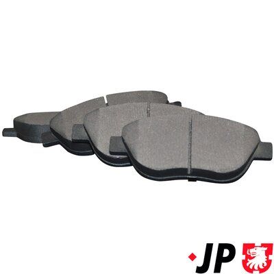 комплект спирачно феродо, дискови спирачки JP GROUP