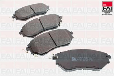 Zestaw klocków hamulcowych, hamulce tarczowe FAI AUTOPARTS BP625