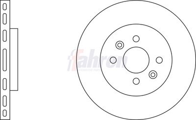 Fahren Brake Disc FBD6716
