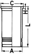Cilindervoering - 88318110 - KOLBENSCHMIDT