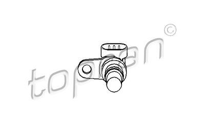 TOPRAN 207 843 Датчик положения коленвала для OPEL ASTRA G Фургон/универсал (F70)