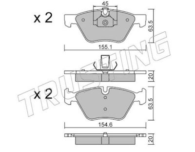 SET PLACUTE FRANA FRANA DISC TRUSTING 5733