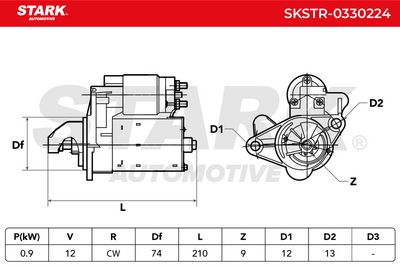 стартер STARK SKSTR-0330224