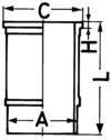 ZYLINDERLAUFBUCHSE KOLBENSCHMIDT 88524110